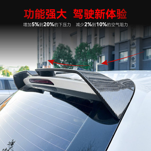 适用2019+大众polo波罗MK6奥丁格尾翼顶翼扰流板定风翼跨境改装件