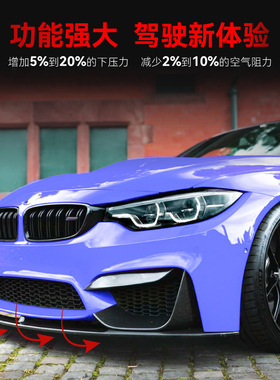 适用2015-20宝马bmw3系4系m3 m4 f80f81f82f83前铲前唇包角改装件