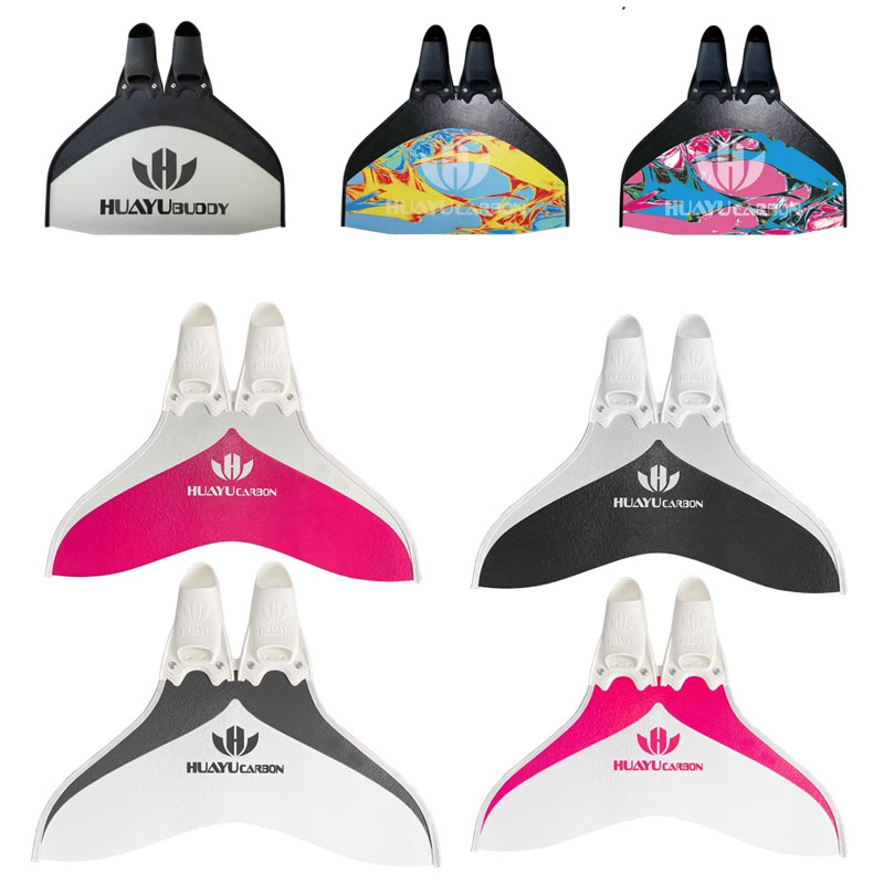 专业自由潜水碳纤单蹼美人鱼单蹼