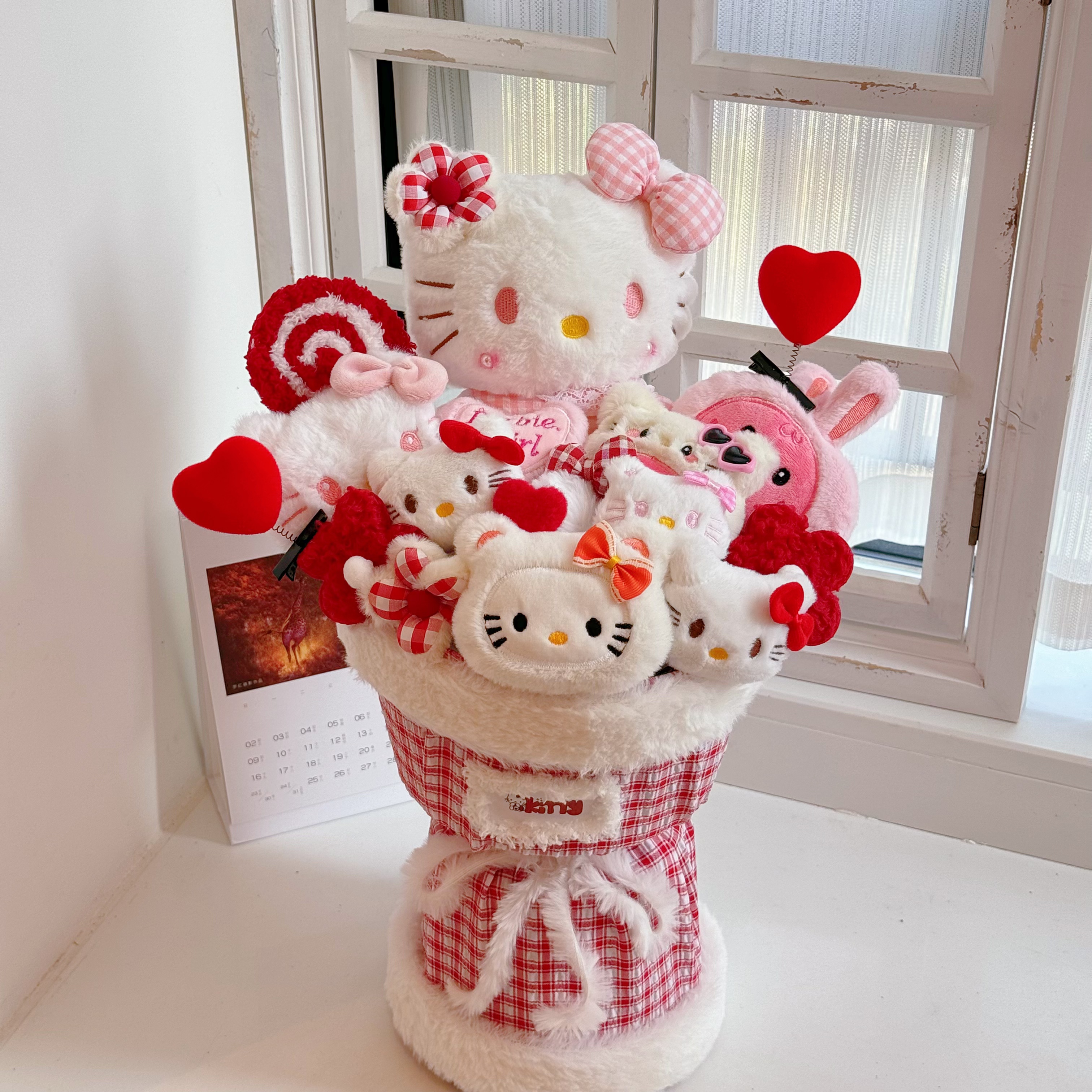 HelloKitty玩偶花束情人节礼物