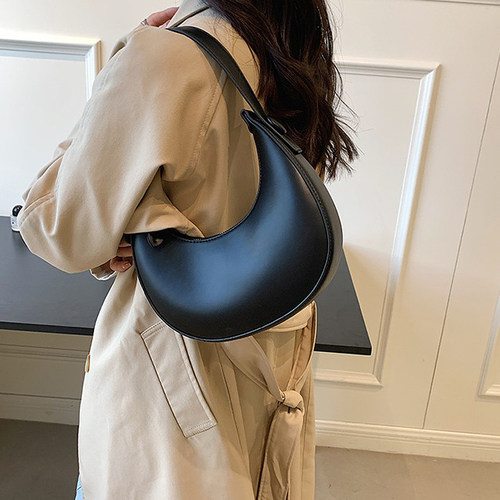 法式小众包包女2026新款饺子包新款潮百搭高级感月牙单肩包腋下包 - 封面