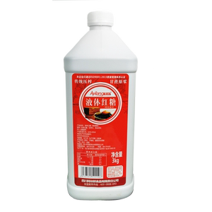 阿依郎液体红糖3kg*6瓶液体红糖浆水冰粉配料糍粑专用超浓缩商用