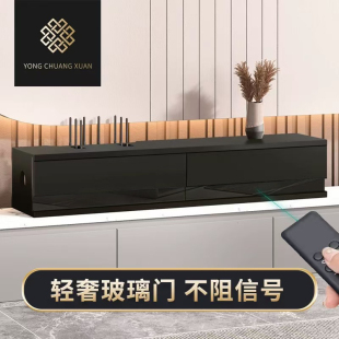 wifi机顶盒路由器收纳盒壁挂墙上免打孔电线插座遮挡电视柜置物架
