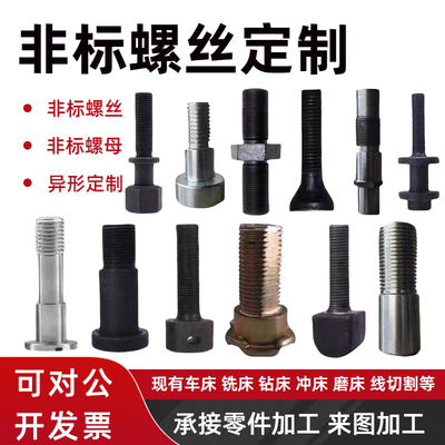 非标螺丝螺母异型件加工