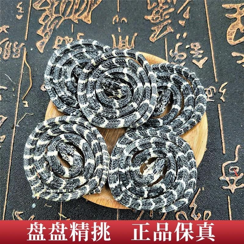 白花蛇中药材 金钱白花蛇 银环
