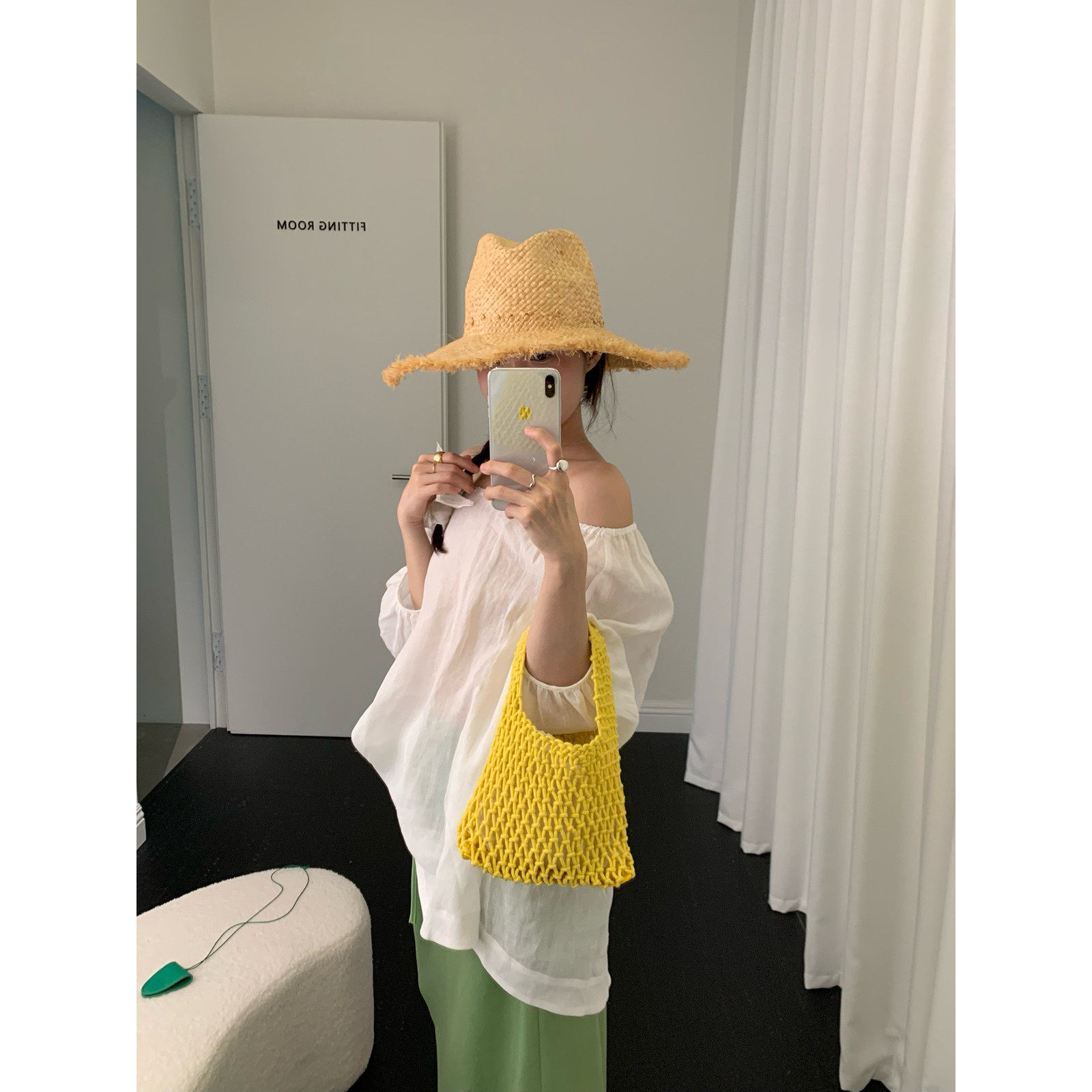松弛感泡泡袖两穿防晒上衣