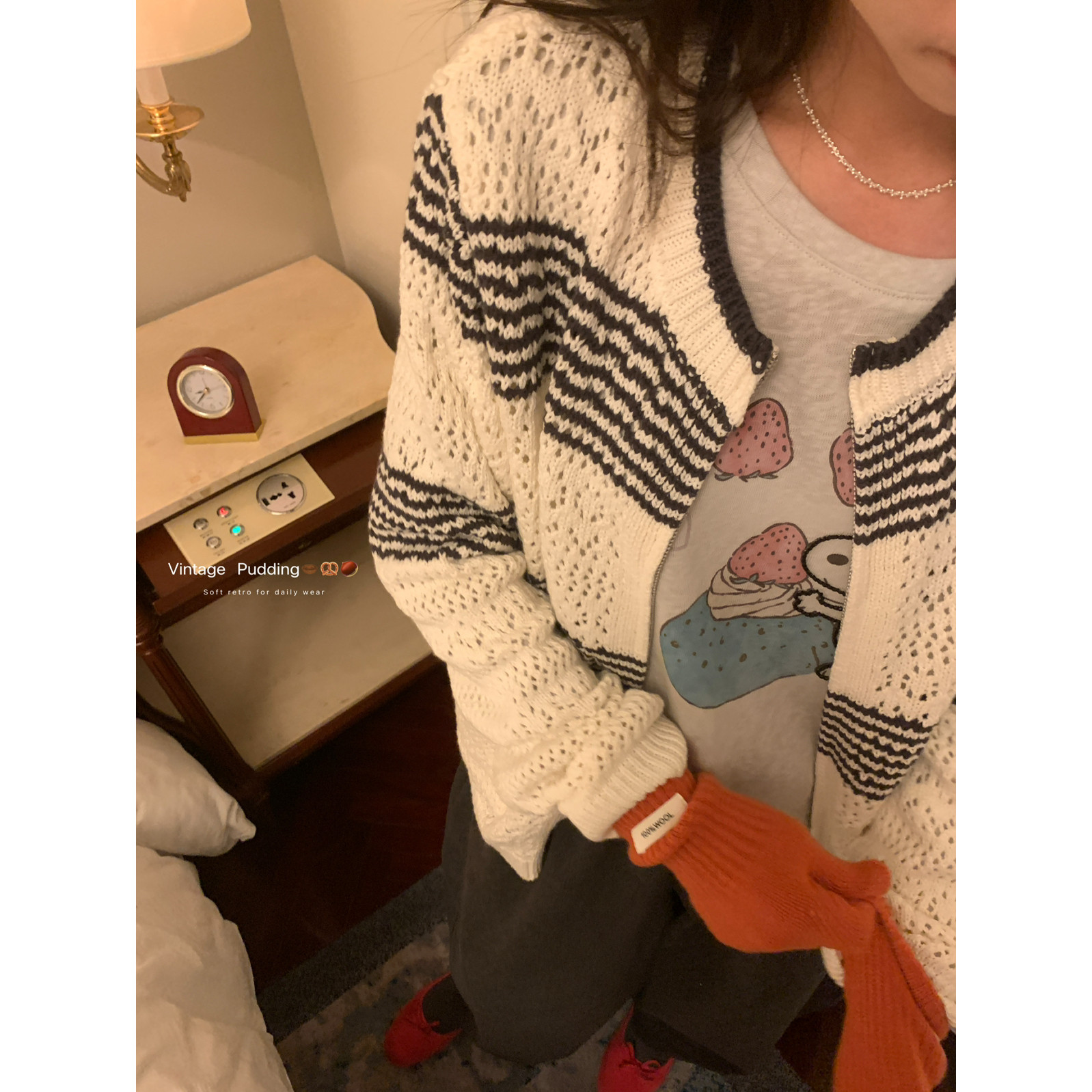 甜美保暖毛衣针织衫上衣