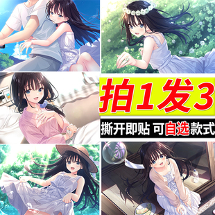 痴情哥哥与病弱妹妹的乡间生活海报二次元妹来明日美自粘壁纸贴墙