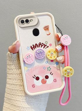 适用OPPOA11K手机壳软硅胶oppoa11k男女煤球卡通opop a11k趣味可爱女oppi a11k保护套日韩时尚allk个性皮纹潮