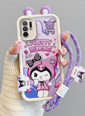 适用OPPOF19Pro手机壳时尚潮女款F19Pro+硅胶可爱少女opop f19pro小羊皮保护套f19por十个性蜡笔小新oppi皮纹