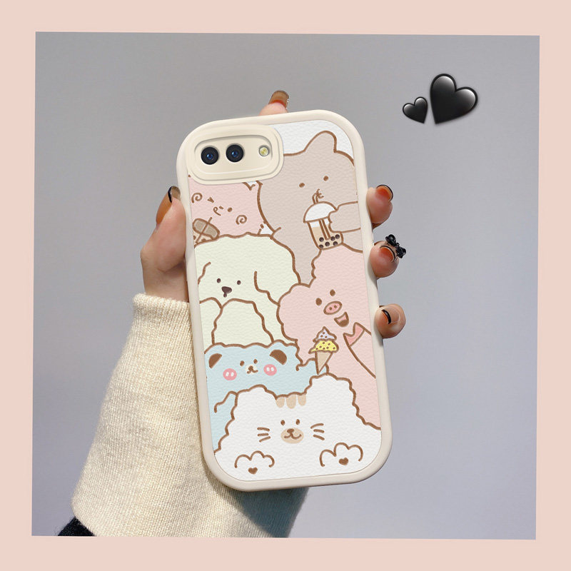 适用于OPPO R11手机壳全包防摔opor11t个性潮女0pp0r11tma网红动漫少女opopr11保护套ins风可爱女ooppr11皮纹