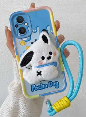 可爱公仔适用于OPPOF19Pro+手机壳ins风卡通F21Pro简约创意F21sPro情侣F19Pro潮流f25pro时尚男女潮保护套