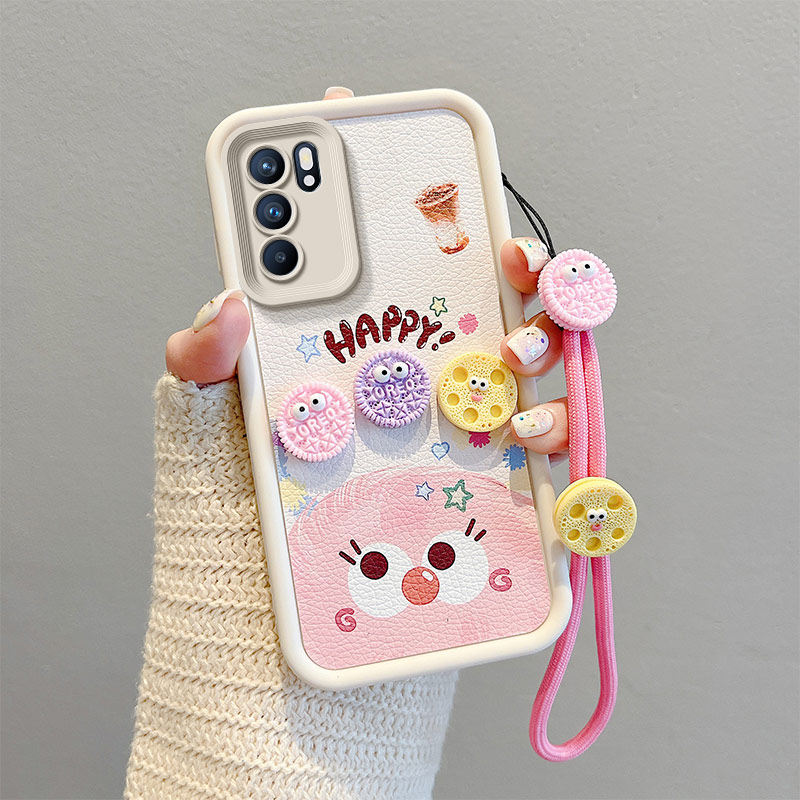 适用OPPOA16手机壳软硅胶opop a16s/a16时尚男女oppi a16s煤球卡通ooppa16趣味可爱女0ppoa16s保护套日韩学生