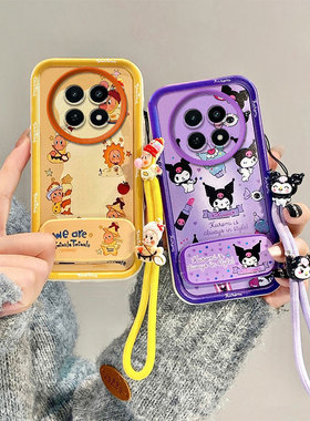 KT镜子支架适用realme真我C65手机壳日韩可爱女个性时尚男女realme真我C65卡通保护套硅胶米奇星星人外壳rea