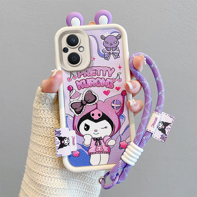 适用OPPOReno7Lite手机壳时尚潮女款Reno8Lite硅胶可爱少女Reno8Z皮纹保护套opop Reno7Z动漫卡通小新remo8z