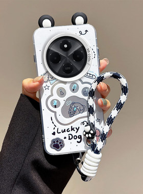 耳朵海绵宝宝适用小米POCOC75手机壳xiaomi派大星潮少女p0c0c75手绳学生卡通pocox75可爱女生pococ75保护套