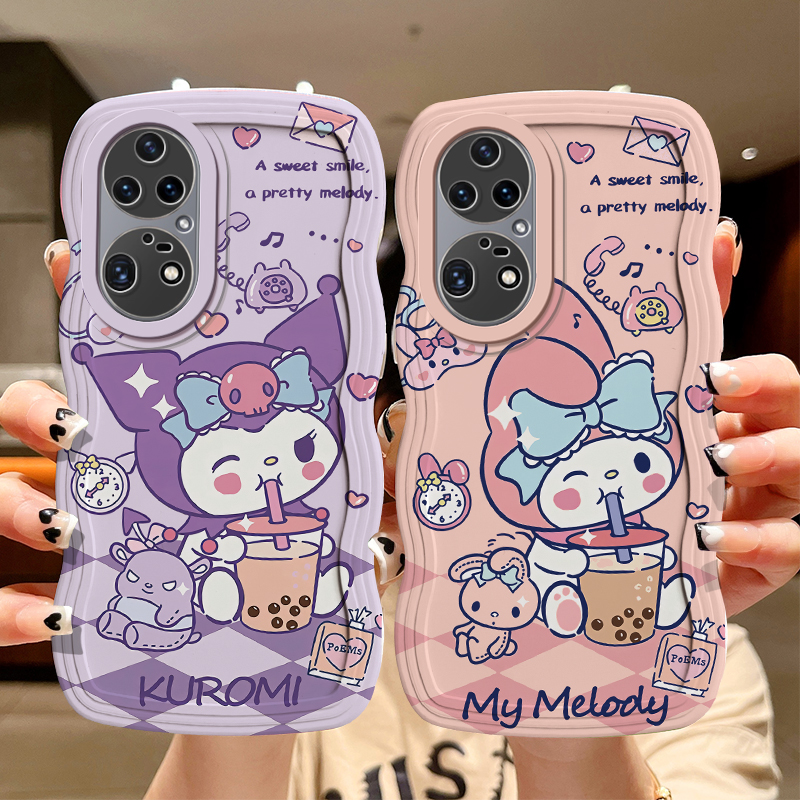 适用于华为P50pro手机壳卡通可爱huawei p50保护套ins风p5opro日韩简约p50搞怪波浪p50pr0时尚女生p50pri潮女
