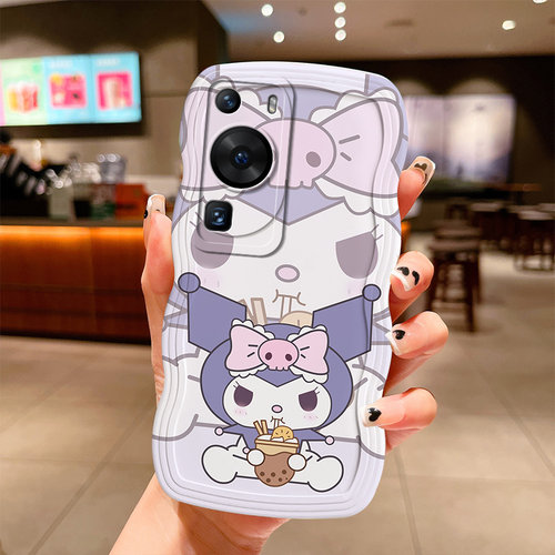 适用华为P60手机壳简约学生新款p60pro个性卡通p6opro保护套ins风可爱女huawei p60硅胶时尚p60por海绵宝宝