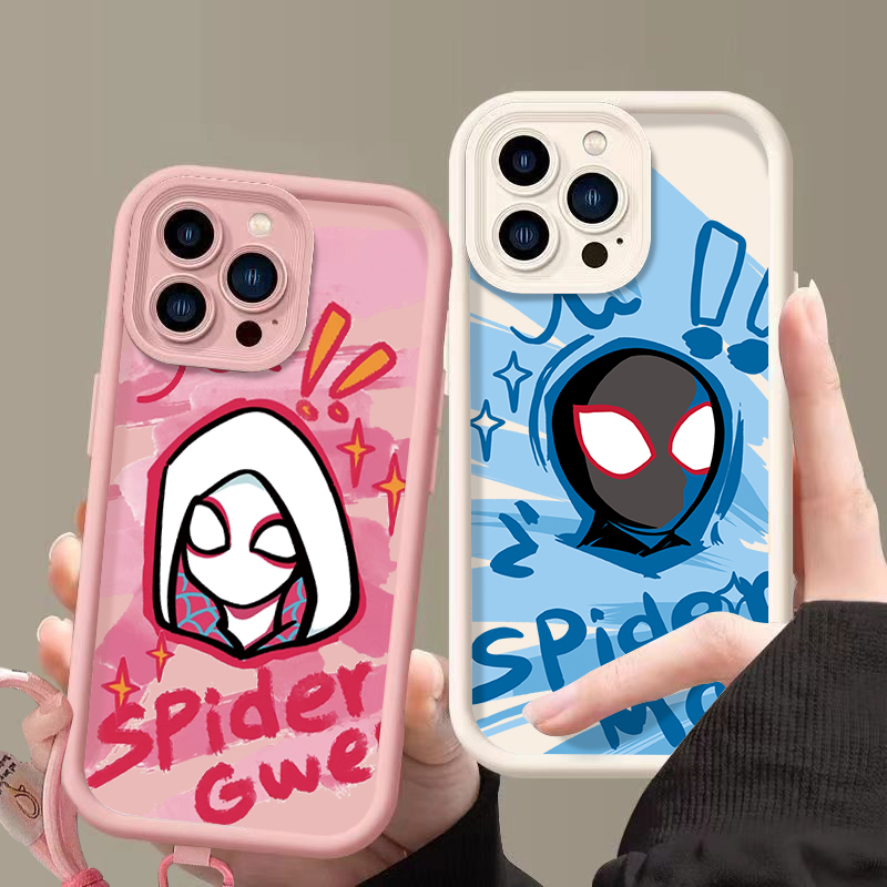 iphone硅胶漫威蜘蛛侠手机壳