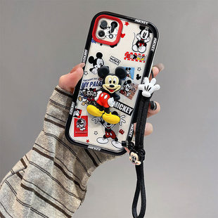 库洛米适用OPPO A16手机壳个性美乐蒂opopa16米奇公仔oppiA16E日韩男女0ppoa16保护套卡通可爱女opooa16e个性