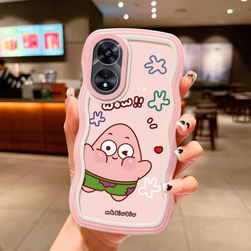 适用oppo a58手机壳库洛米新款opopa58动漫镜头全包ooppa58波浪可爱少女0pp0a58保护套ins风oppia58超薄硅胶