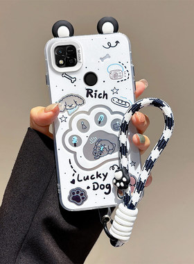 耳朵海绵宝宝适用小米PocoC31手机壳p0c0派大星潮少女可爱povoc31手绳学生卡通poxo日韩可爱女povo硬壳潮