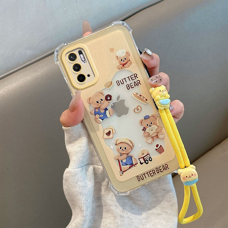 气囊四角防摔卡通男女软壳