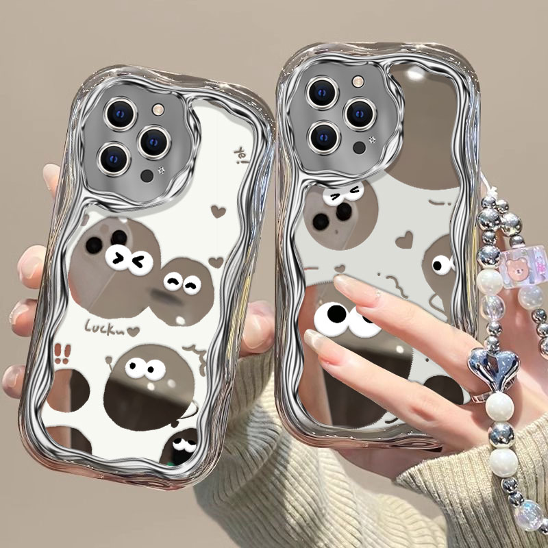 苹果搞怪煤球超高颜值少女手机壳