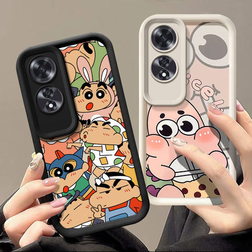 OPPOA60硅胶卡通情侣天眼软壳