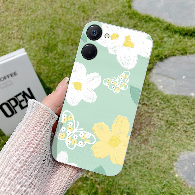 花朵硅胶全包边防摔软壳