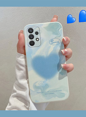 适用于三星A52手机壳简约油画风galaxy a52保护套ins少女心sumsung a52网红硅胶新款。三新a52全包防摔sx a52