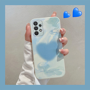 适用于三星A52手机壳简约油画风galaxy a52保护套ins少女心sumsung a52网红硅胶新款。三新a52全包防摔sx a52