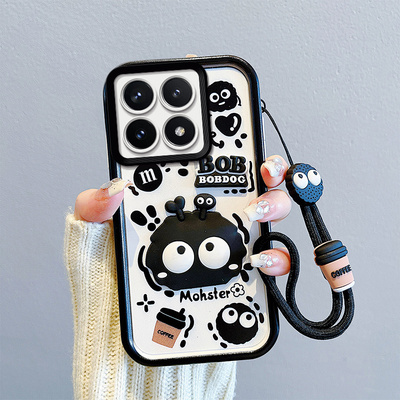 可爱卡通适用小米14T手机壳ins风帕恰狗小米14TPro简约情侣mi14TPro潮流时尚男女xiaomi 14pr0保护套煤球外壳