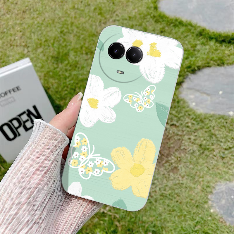 花朵硅胶全包边防摔软壳