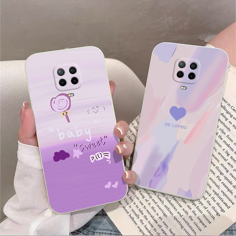 油画爱心卡通学生全包边防摔软壳