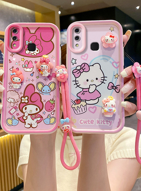 适用于VIVO Z3手机壳卡通少女V1813A搞怪学生viovy97保护套ins可爱潮女vovoz3i日韩凯蒂猫vlvoz3l个性全包边