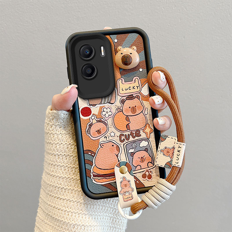 卡通可爱煤球立体带手绳