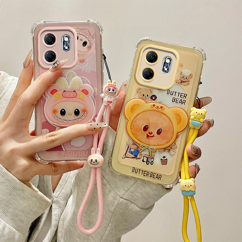 可爱适用OPPOReno15F手机壳时尚卡通oporeno15f保护套可爱女remo15f库洛米日韩男女个性手绳reon15f透