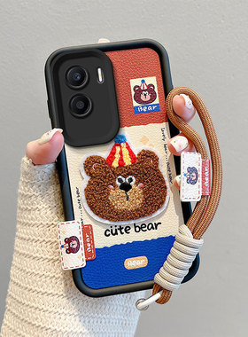 适用荣耀90Lite手机壳刺绣皮纹honor90lite男女防摔情侣ry90lite卡通可爱女。荣要90lite保护套新款时尚9olit