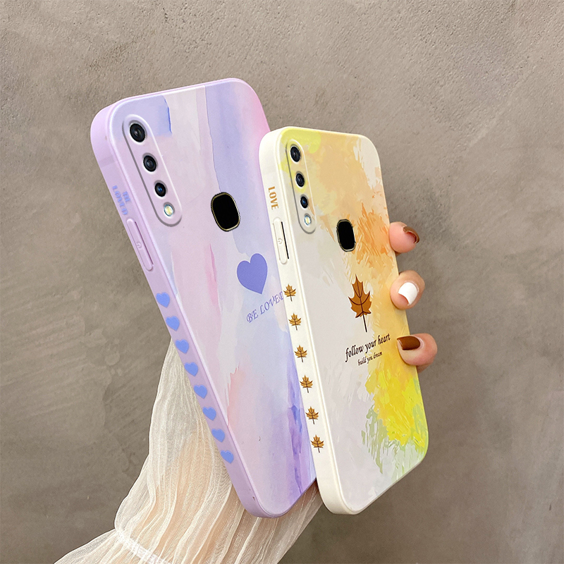 vivo少女款可爱心情侣五叉手机壳