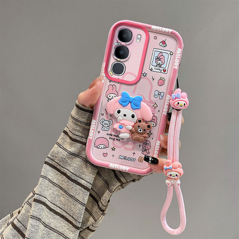 vivo卡通硅胶库洛米米奇外壳