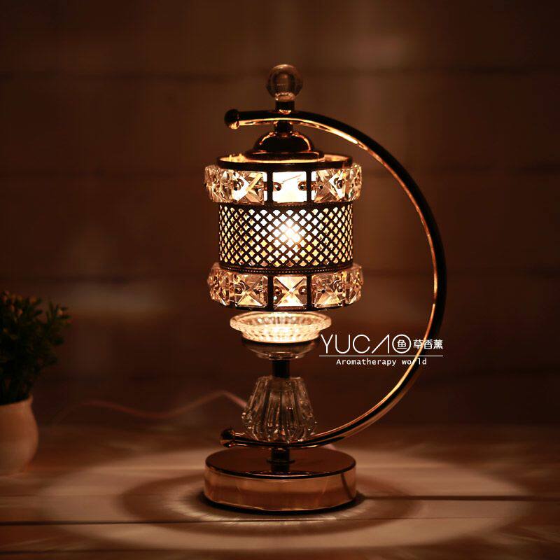 复古水晶养生助眠香薰灯