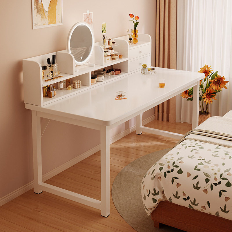 梳妆台电脑桌一体卧室现代简约新款学生学习化妆二合一多功能书桌,收纳整理,书桌收纳置物架,淘宝优惠券,粉丝福利购,淘宝优惠卷