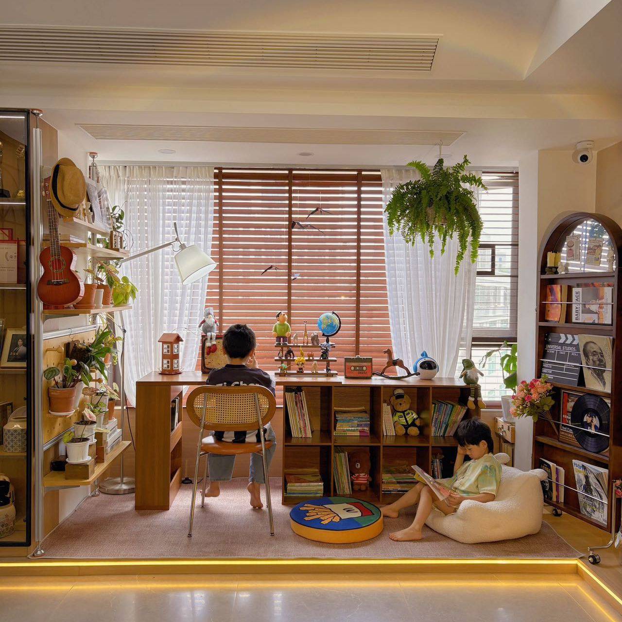 实木书桌学生家用学习桌书柜一体客厅长条桌子工作台可伸缩电脑桌,收纳整理,书桌收纳置物架,淘宝优惠券,粉丝福利购,淘宝优惠卷