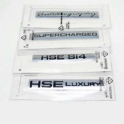 适用路虎尾箱行政标英文增压极光SDV6V8车标标贴揽胜尊崇创世HSE