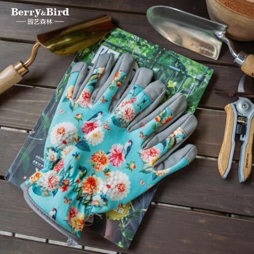 Berry&Bird园艺森林 园艺手套月季防刺专用种花换盆防扎防护加厚