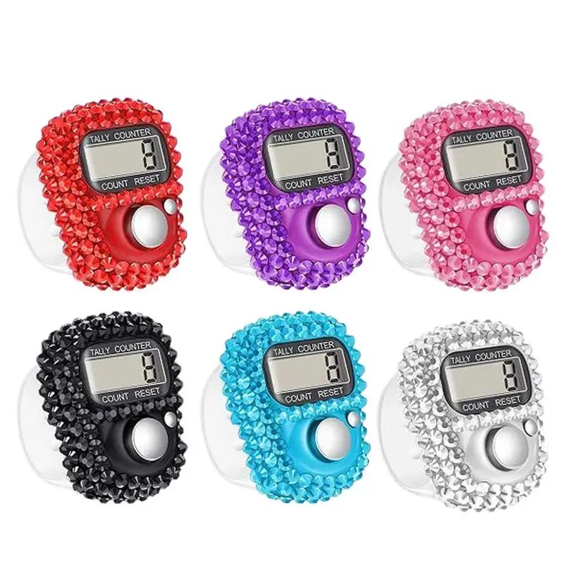 1pc Digital Finger Ring Counter with LCD Resettable Electron