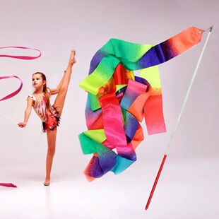 2M/4M Rhythmic Gymnastics Equipment Stick Twirling Dance Rib