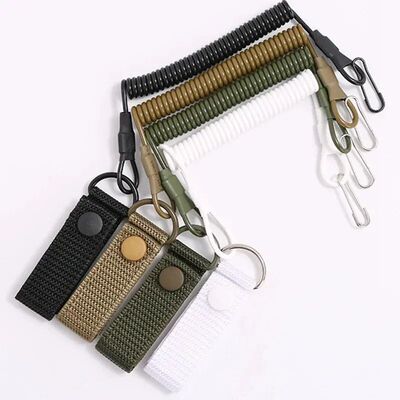Tactical Anti-lost Elastic Lanyard Anti-theft Anti-cut Milit