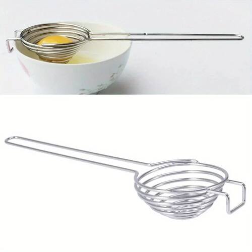 1PC Spiral 304 Stainless Steel Egg White Separator Egg Yolk